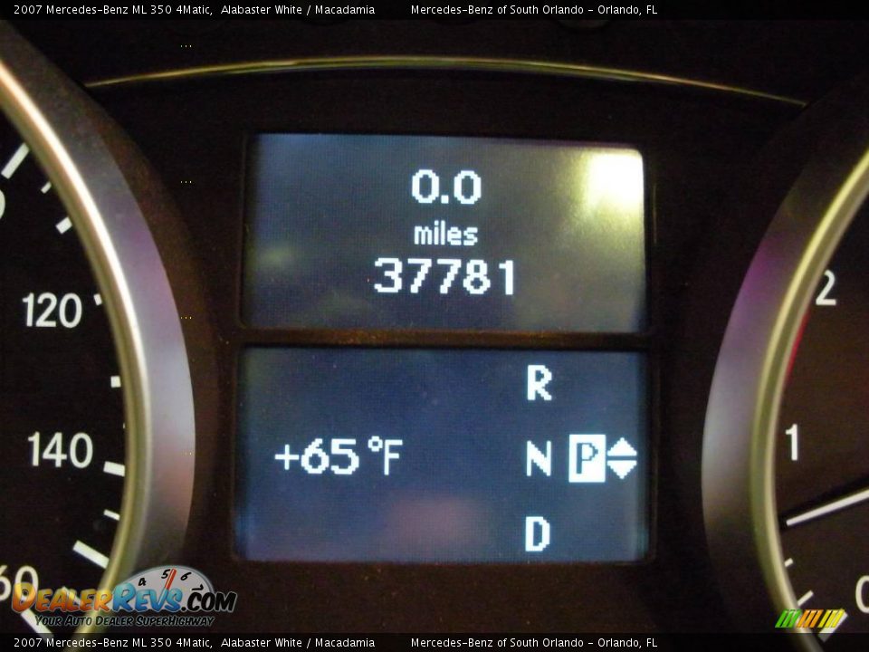 2007 Mercedes-Benz ML 350 4Matic Alabaster White / Macadamia Photo #21