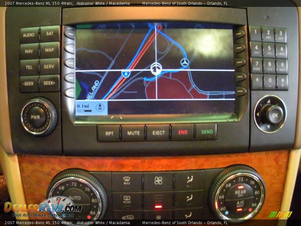 2007 Mercedes-Benz ML 350 4Matic Alabaster White / Macadamia Photo #22