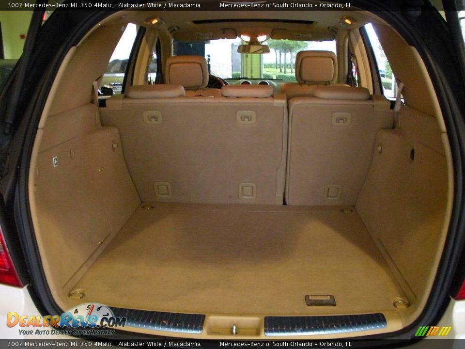 2007 Mercedes-Benz ML 350 4Matic Alabaster White / Macadamia Photo #23