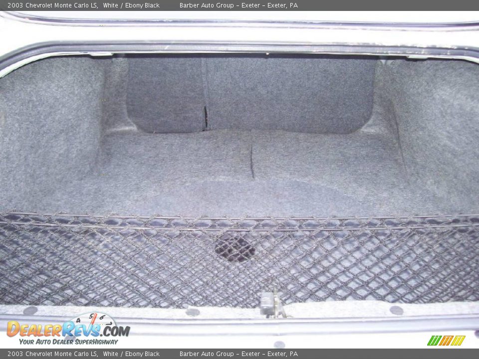 2003 Chevrolet Monte Carlo LS White / Ebony Black Photo #7