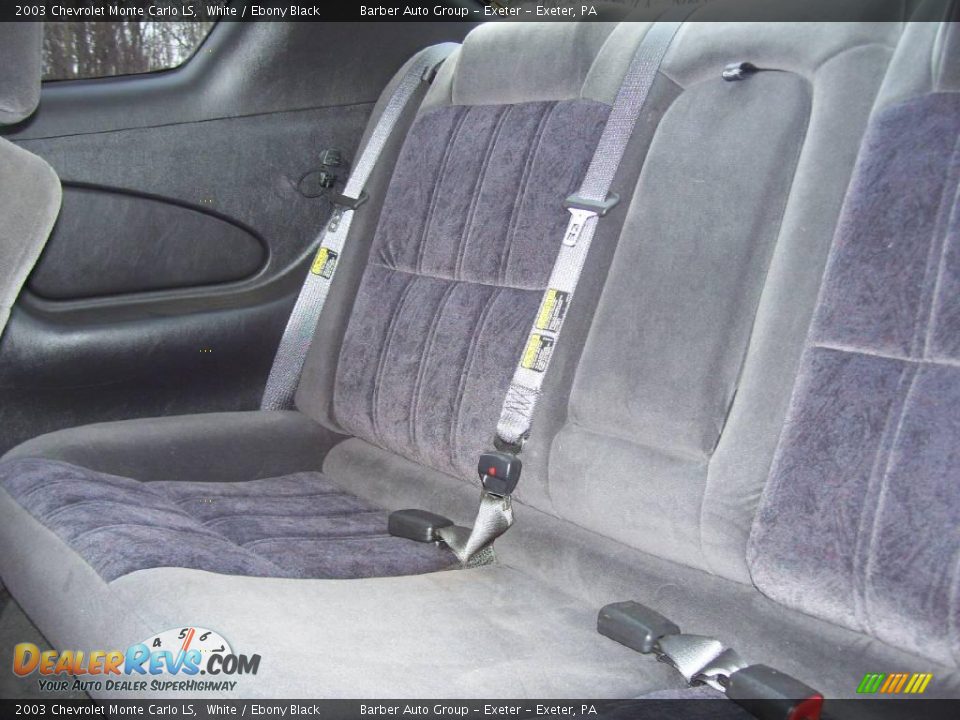 2003 Chevrolet Monte Carlo LS White / Ebony Black Photo #8