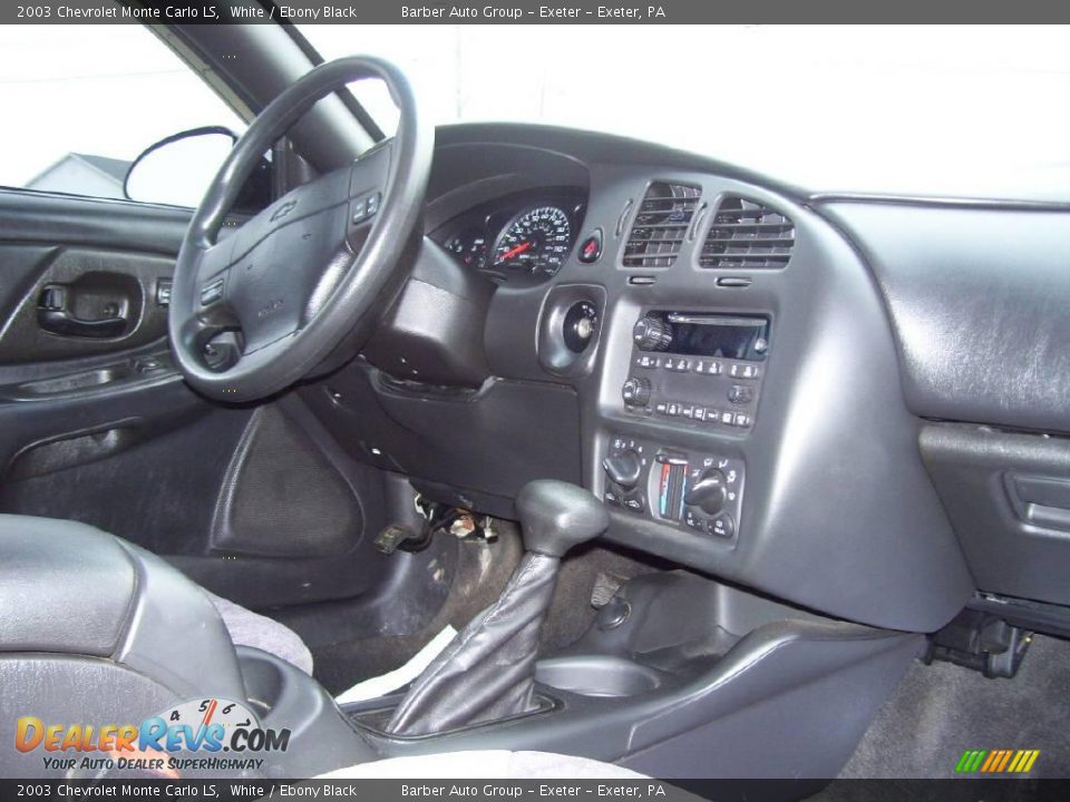 2003 Chevrolet Monte Carlo LS White / Ebony Black Photo #9