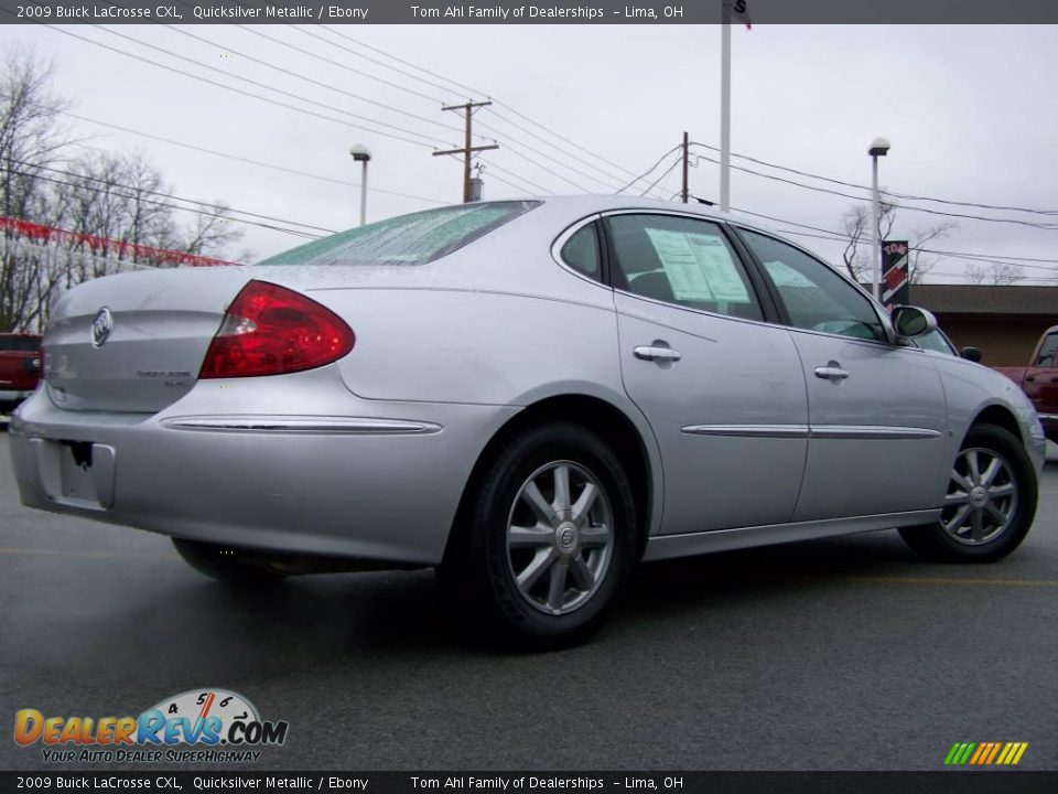 2009 Buick LaCrosse CXL Quicksilver Metallic / Ebony Photo #7