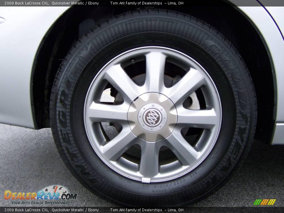 2009 Buick LaCrosse CXL Quicksilver Metallic / Ebony Photo #8