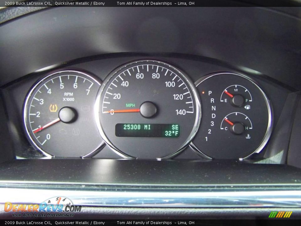 2009 Buick LaCrosse CXL Quicksilver Metallic / Ebony Photo #19