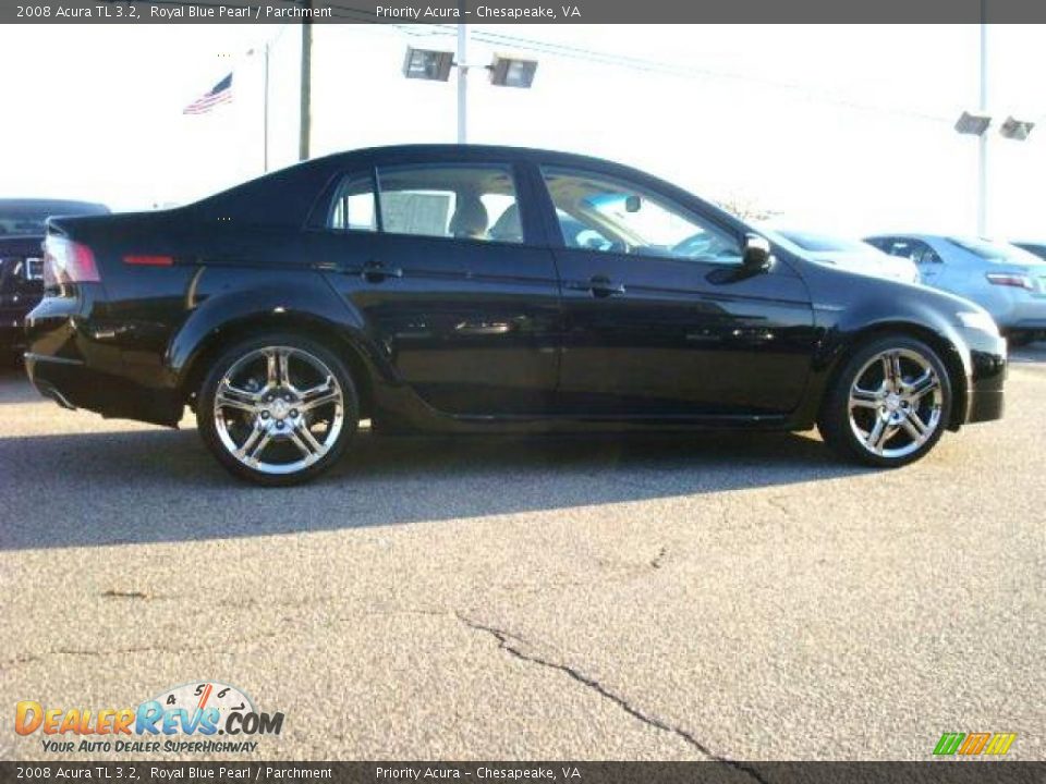 2008 Acura TL 3.2 Royal Blue Pearl / Parchment Photo #5