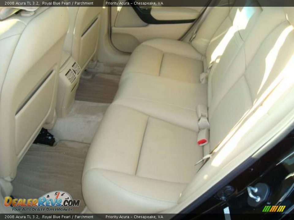 2008 Acura TL 3.2 Royal Blue Pearl / Parchment Photo #9