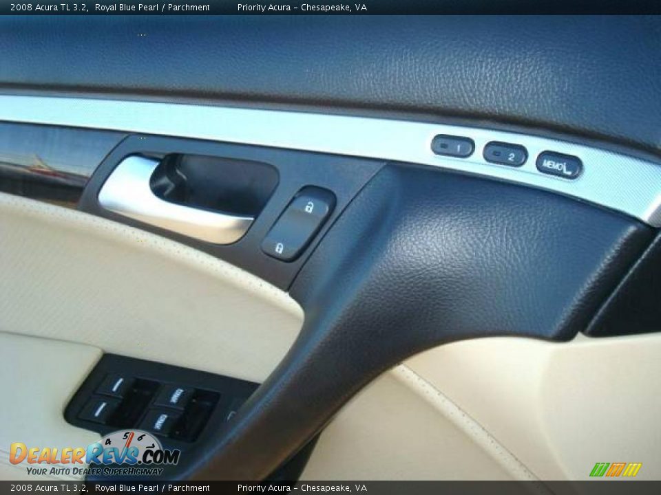 2008 Acura TL 3.2 Royal Blue Pearl / Parchment Photo #12