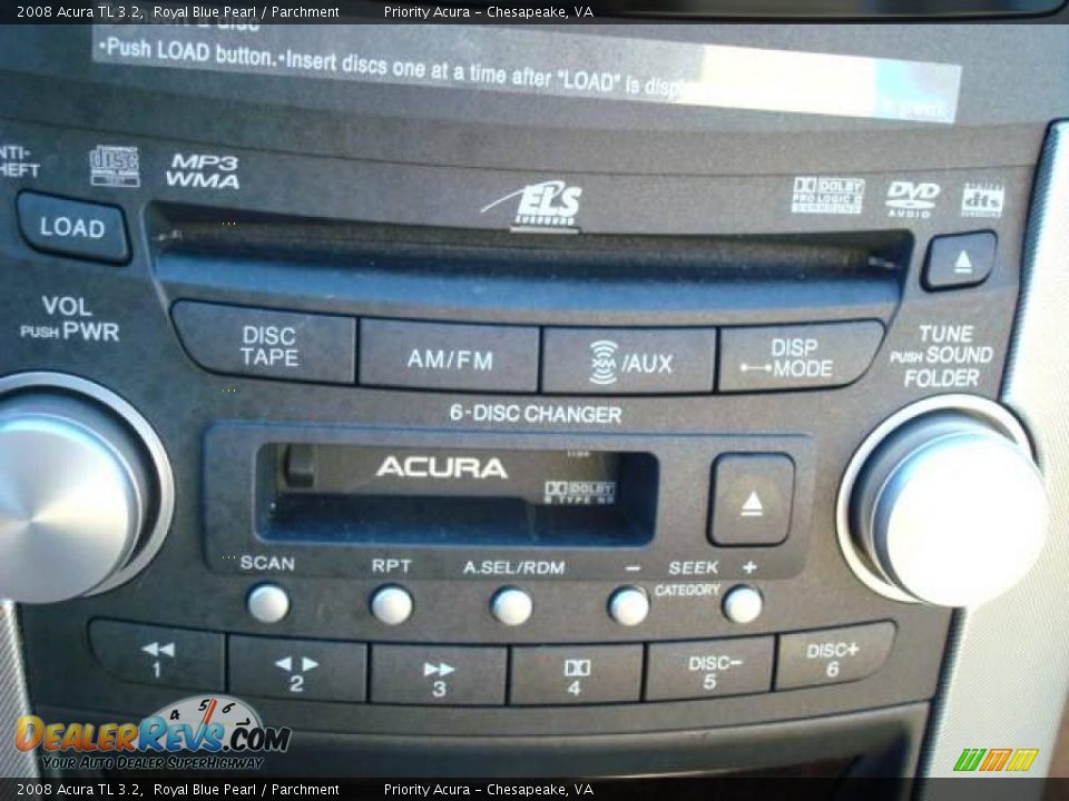 2008 Acura TL 3.2 Royal Blue Pearl / Parchment Photo #15