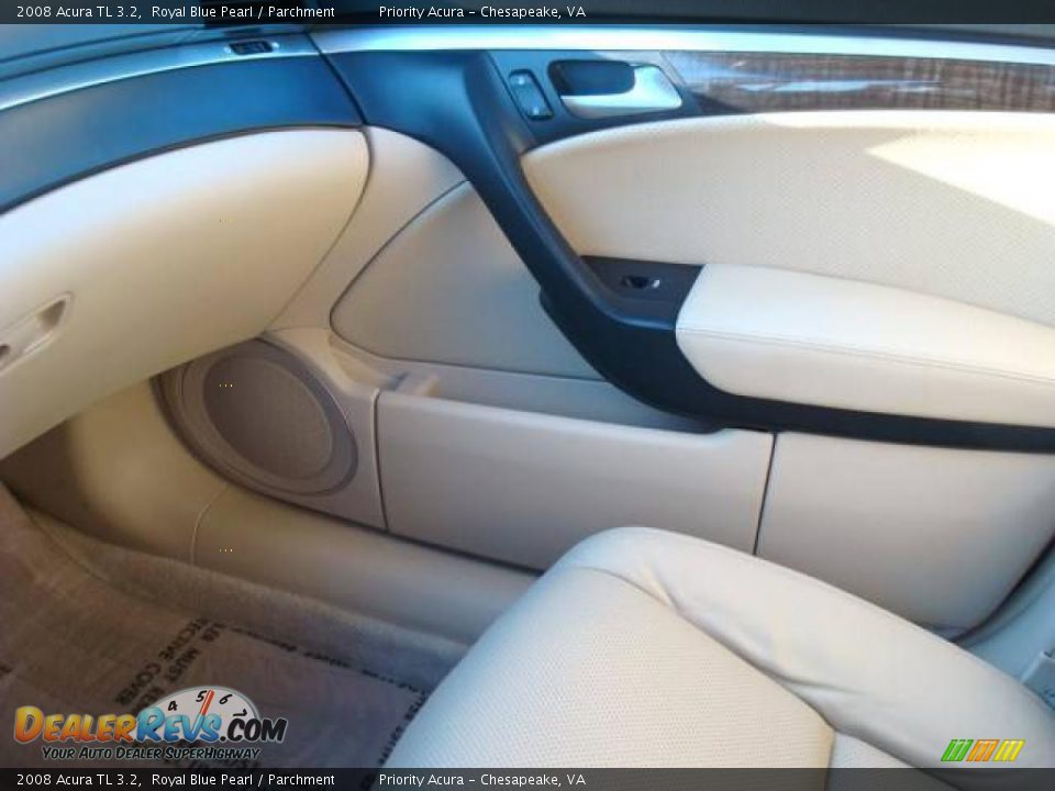 2008 Acura TL 3.2 Royal Blue Pearl / Parchment Photo #18