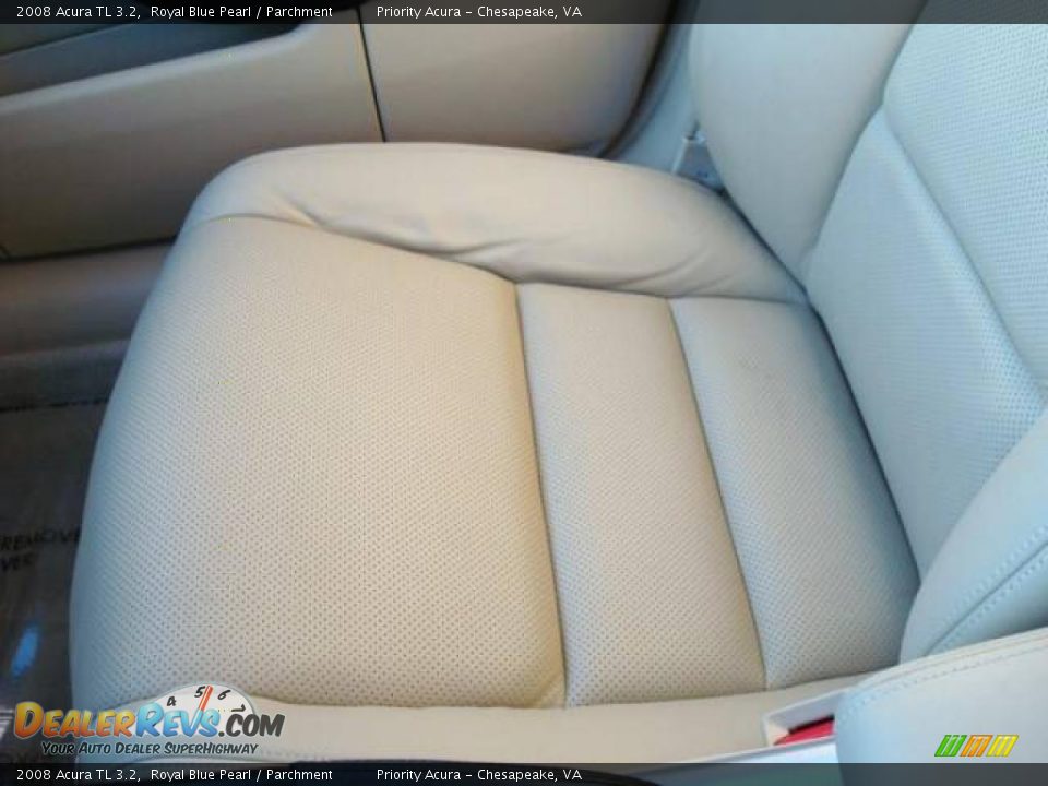 2008 Acura TL 3.2 Royal Blue Pearl / Parchment Photo #19