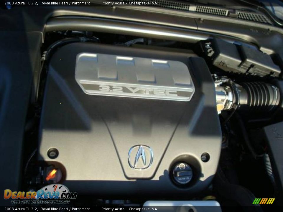 2008 Acura TL 3.2 Royal Blue Pearl / Parchment Photo #23