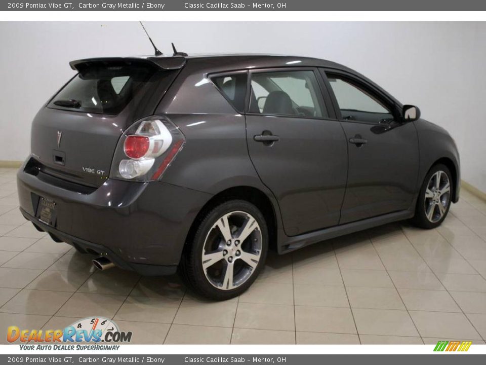 2009 Pontiac Vibe GT Carbon Gray Metallic / Ebony Photo #6