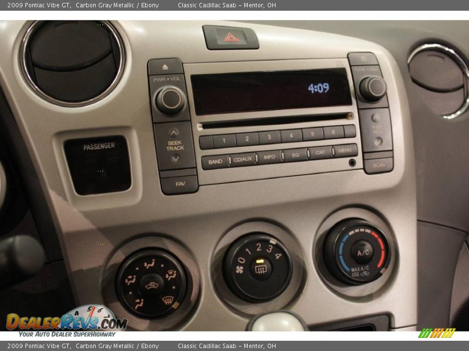 2009 Pontiac Vibe GT Carbon Gray Metallic / Ebony Photo #12