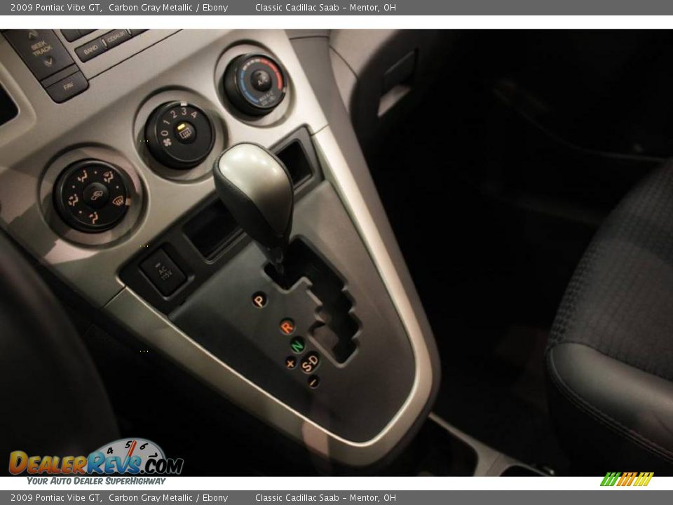 2009 Pontiac Vibe GT Carbon Gray Metallic / Ebony Photo #13
