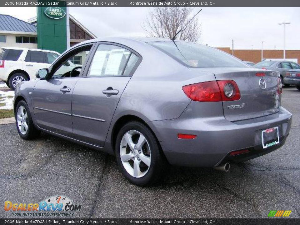 2006 Mazda MAZDA3 i Sedan Titanium Gray Metallic / Black Photo #3
