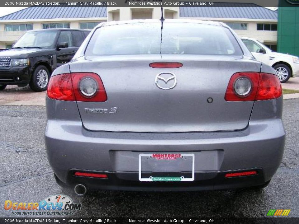 2006 Mazda MAZDA3 i Sedan Titanium Gray Metallic / Black Photo #4