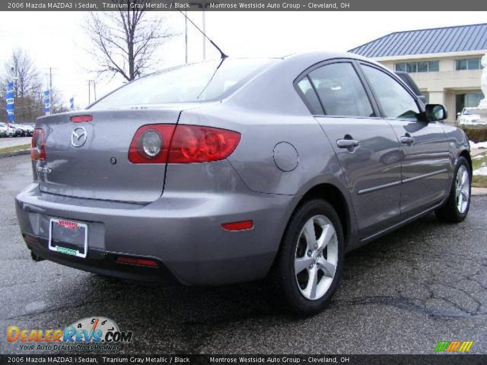 2006 Mazda MAZDA3 i Sedan Titanium Gray Metallic / Black Photo #5
