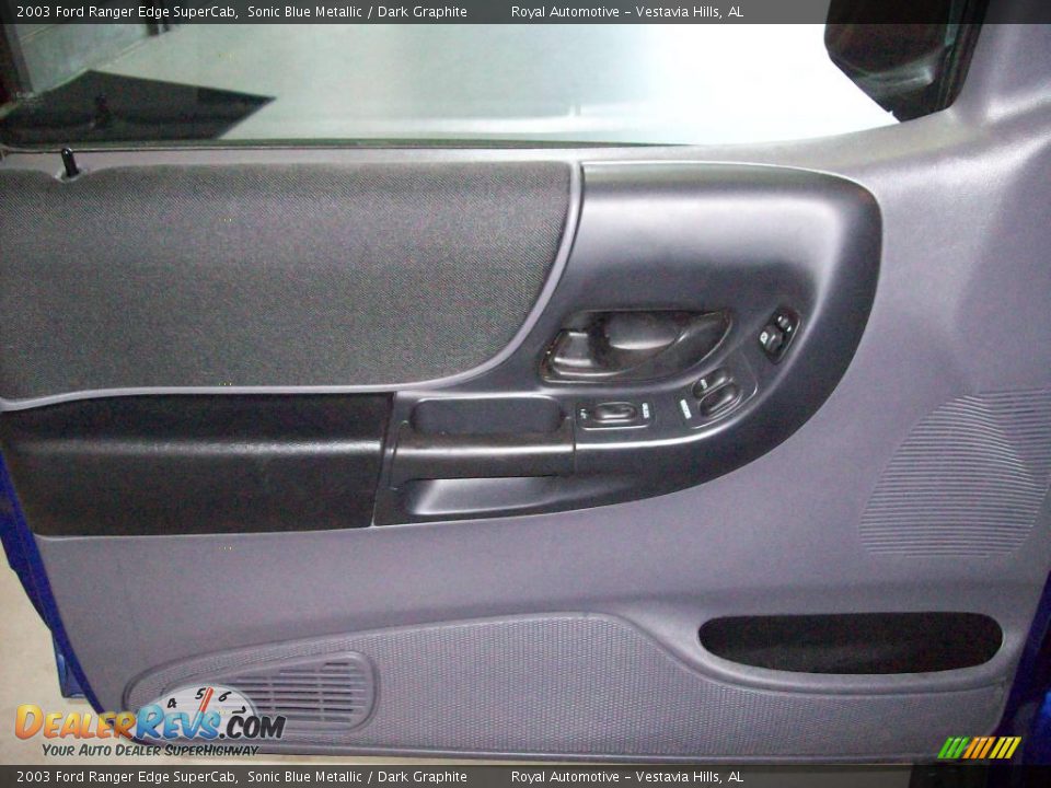 2003 Ford Ranger Edge SuperCab Sonic Blue Metallic / Dark Graphite Photo #12