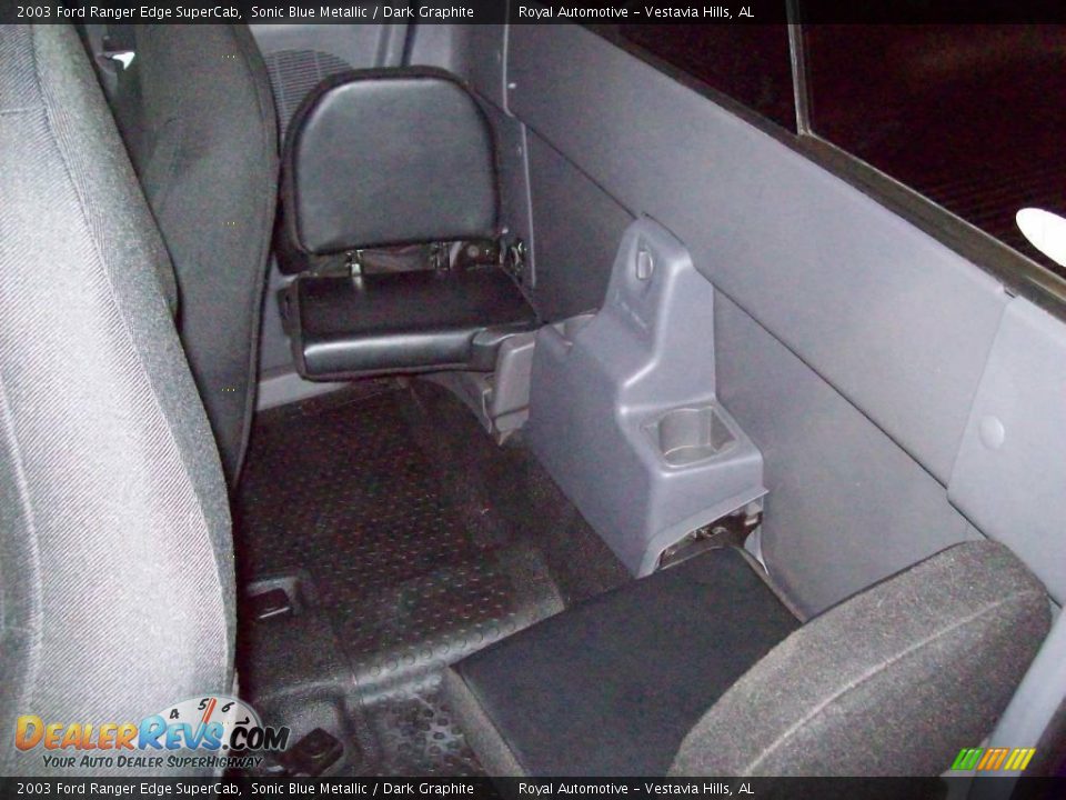 2003 Ford Ranger Edge SuperCab Sonic Blue Metallic / Dark Graphite Photo #21