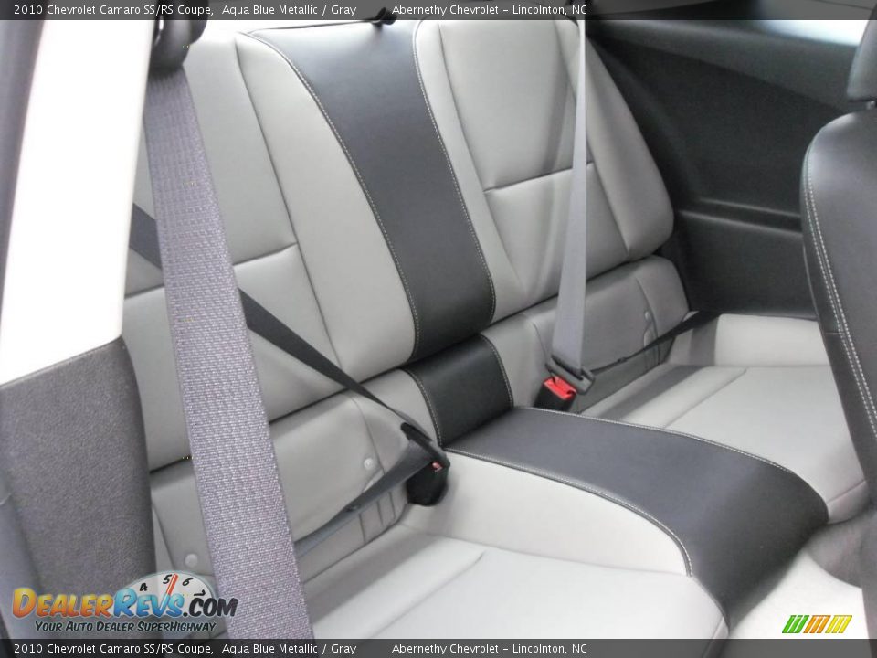 2010 Chevrolet Camaro SS/RS Coupe Aqua Blue Metallic / Gray Photo #13