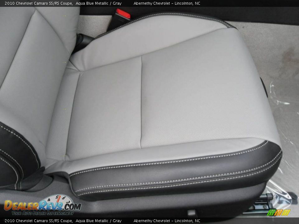 2010 Chevrolet Camaro SS/RS Coupe Aqua Blue Metallic / Gray Photo #14