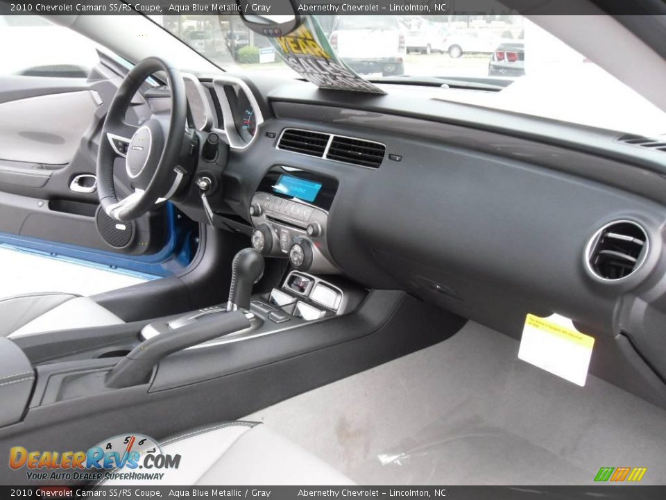 2010 Chevrolet Camaro SS/RS Coupe Aqua Blue Metallic / Gray Photo #15