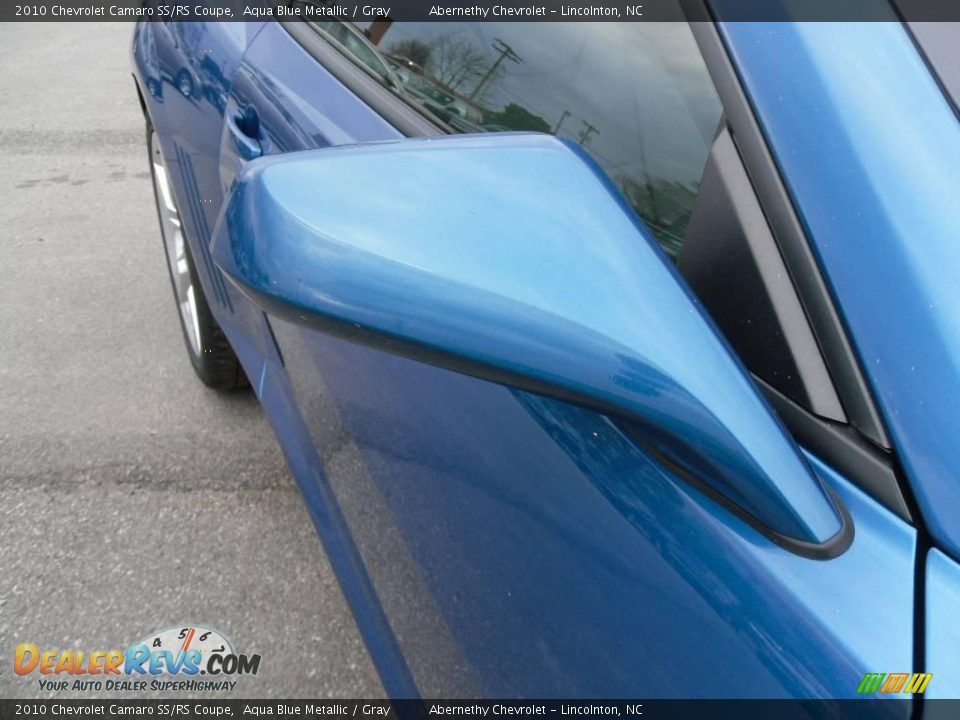 2010 Chevrolet Camaro SS/RS Coupe Aqua Blue Metallic / Gray Photo #18