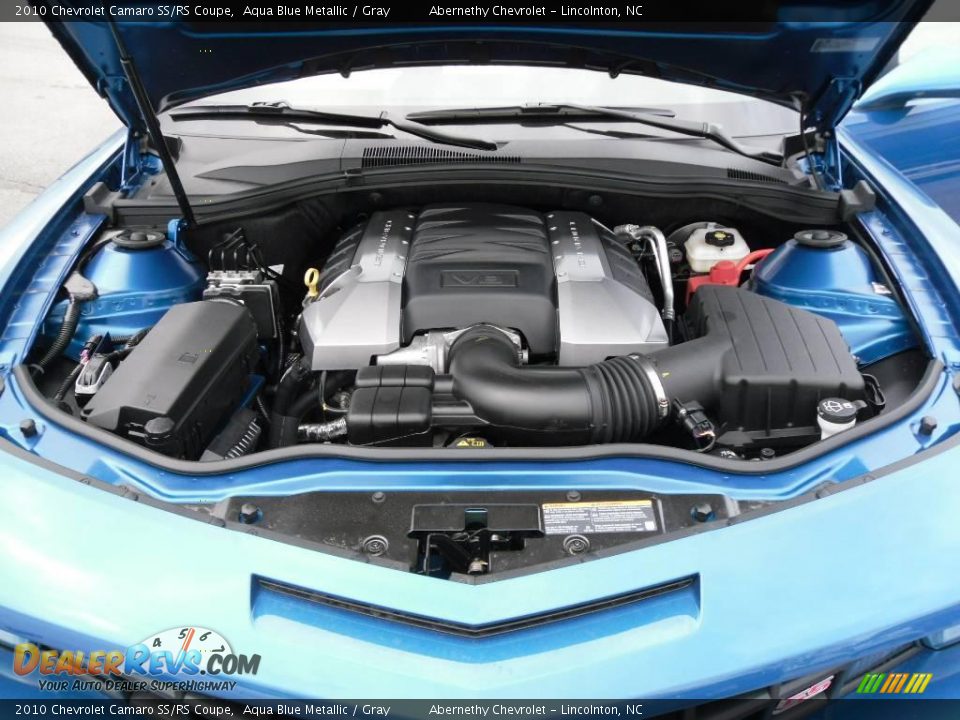 2010 Chevrolet Camaro SS/RS Coupe Aqua Blue Metallic / Gray Photo #19