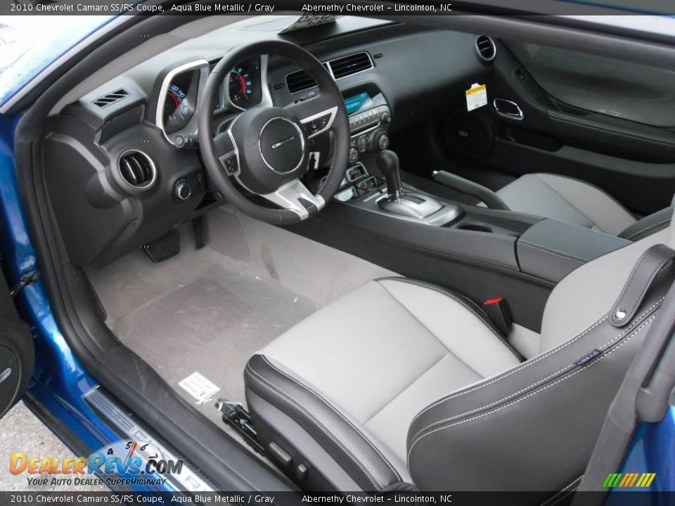 2010 Chevrolet Camaro SS/RS Coupe Aqua Blue Metallic / Gray Photo #21