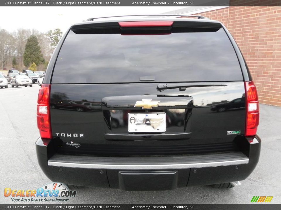 2010 Chevrolet Tahoe LTZ Black / Light Cashmere/Dark Cashmere Photo #3