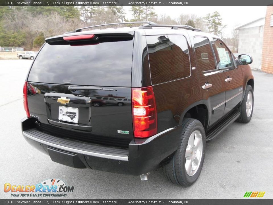2010 Chevrolet Tahoe LTZ Black / Light Cashmere/Dark Cashmere Photo #4