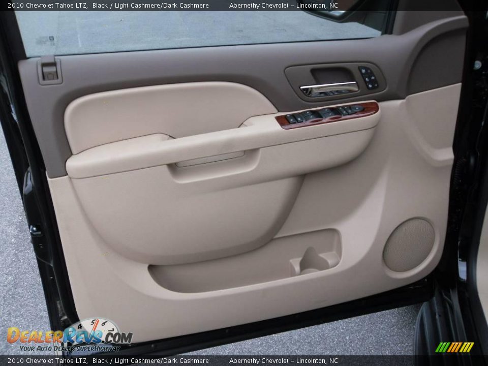 2010 Chevrolet Tahoe LTZ Black / Light Cashmere/Dark Cashmere Photo #7