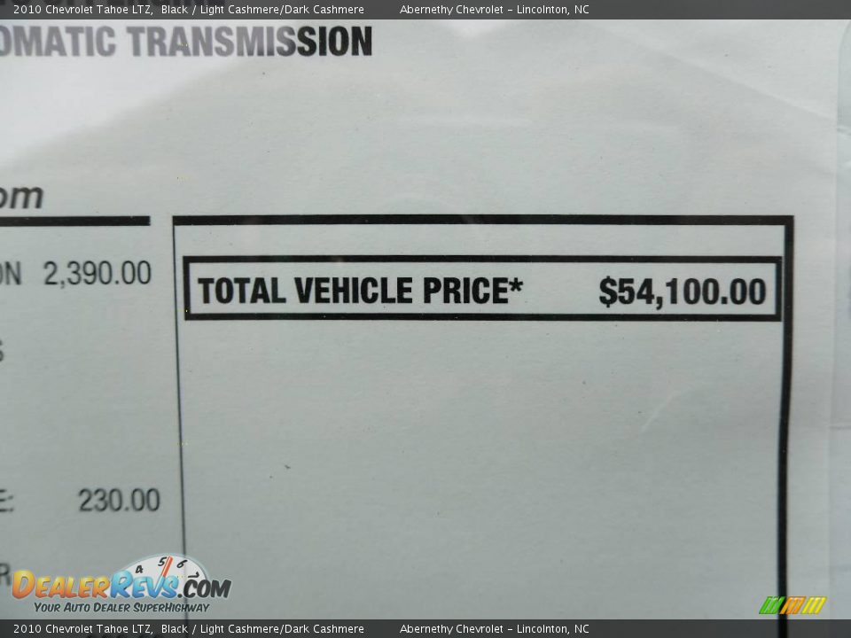 2010 Chevrolet Tahoe LTZ Black / Light Cashmere/Dark Cashmere Photo #13