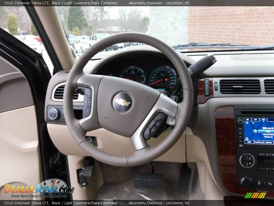 2010 Chevrolet Tahoe LTZ Black / Light Cashmere/Dark Cashmere Photo #21