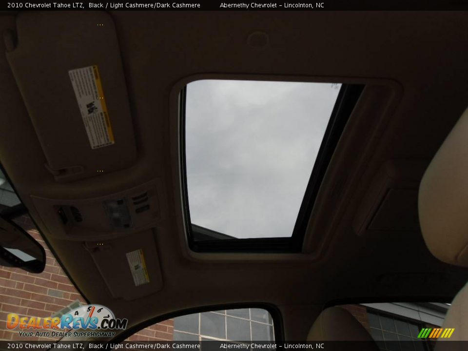 2010 Chevrolet Tahoe LTZ Black / Light Cashmere/Dark Cashmere Photo #25