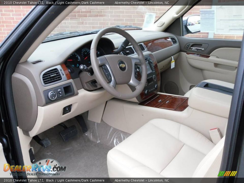 2010 Chevrolet Tahoe LTZ Black / Light Cashmere/Dark Cashmere Photo #26