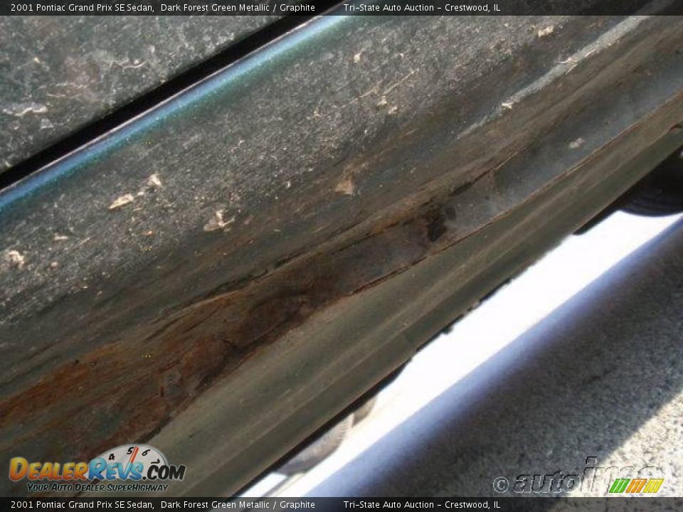 2001 Pontiac Grand Prix SE Sedan Dark Forest Green Metallic / Graphite Photo #4