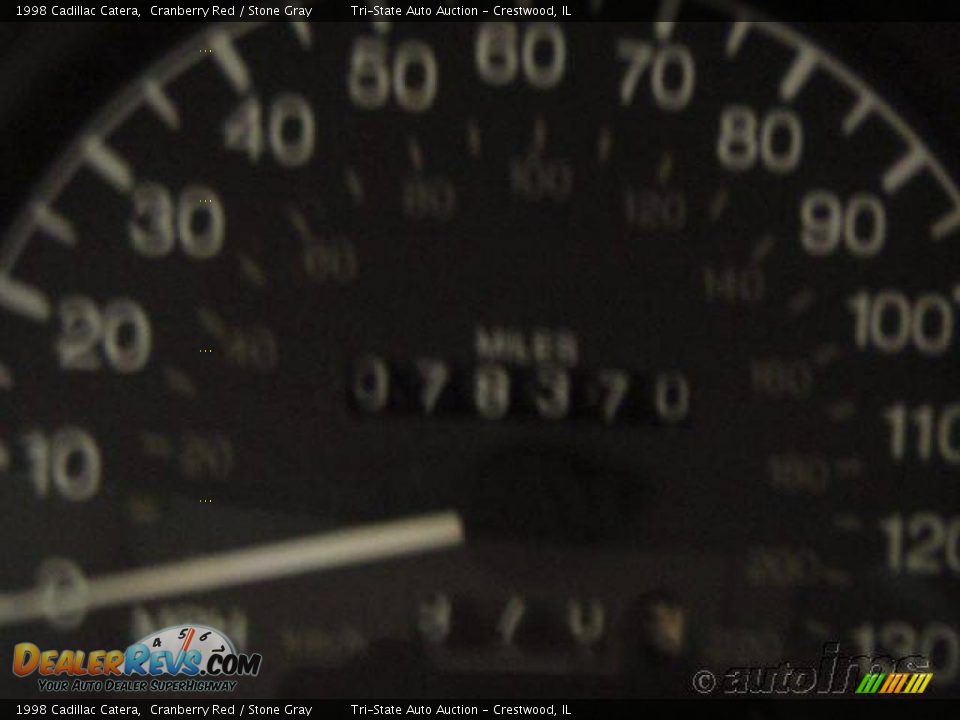 1998 Cadillac Catera Cranberry Red / Stone Gray Photo #3