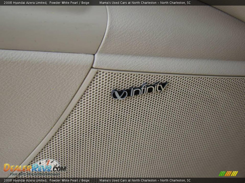 2008 Hyundai Azera Limited Powder White Pearl / Beige Photo #27