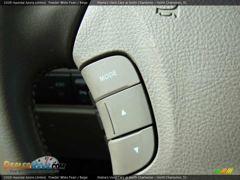 2008 Hyundai Azera Limited Powder White Pearl / Beige Photo #32