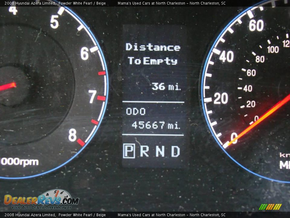 2008 Hyundai Azera Limited Powder White Pearl / Beige Photo #34