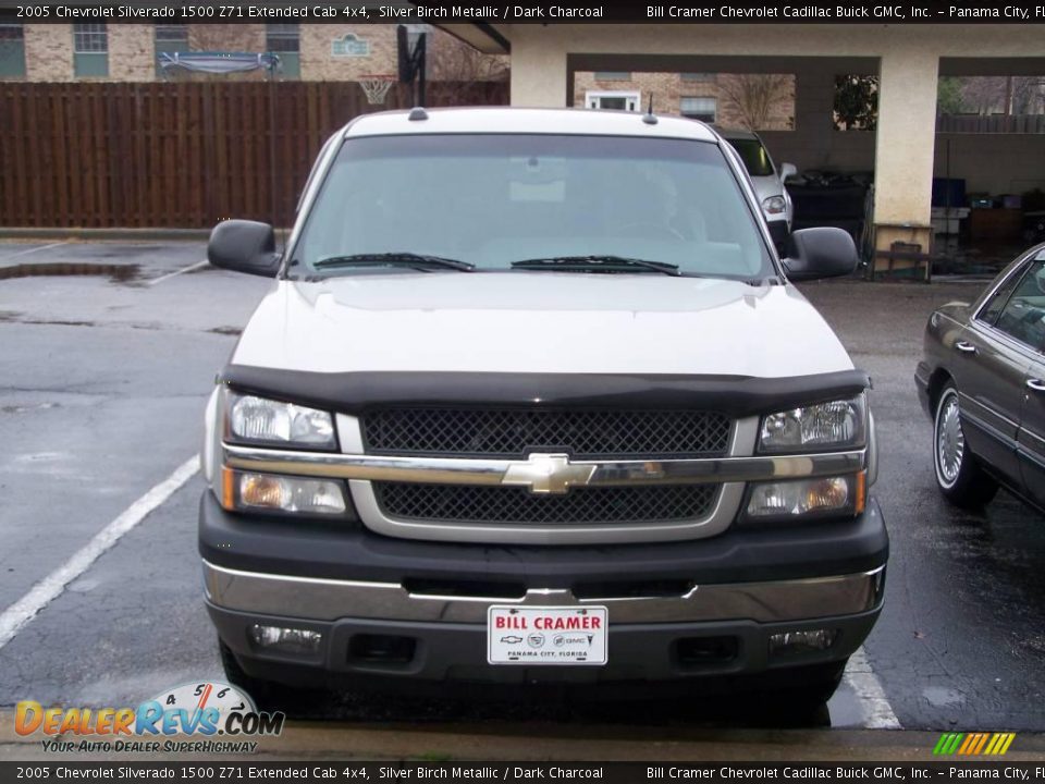 2005 Chevrolet Silverado 1500 Z71 Extended Cab 4x4 Silver Birch Metallic / Dark Charcoal Photo #2