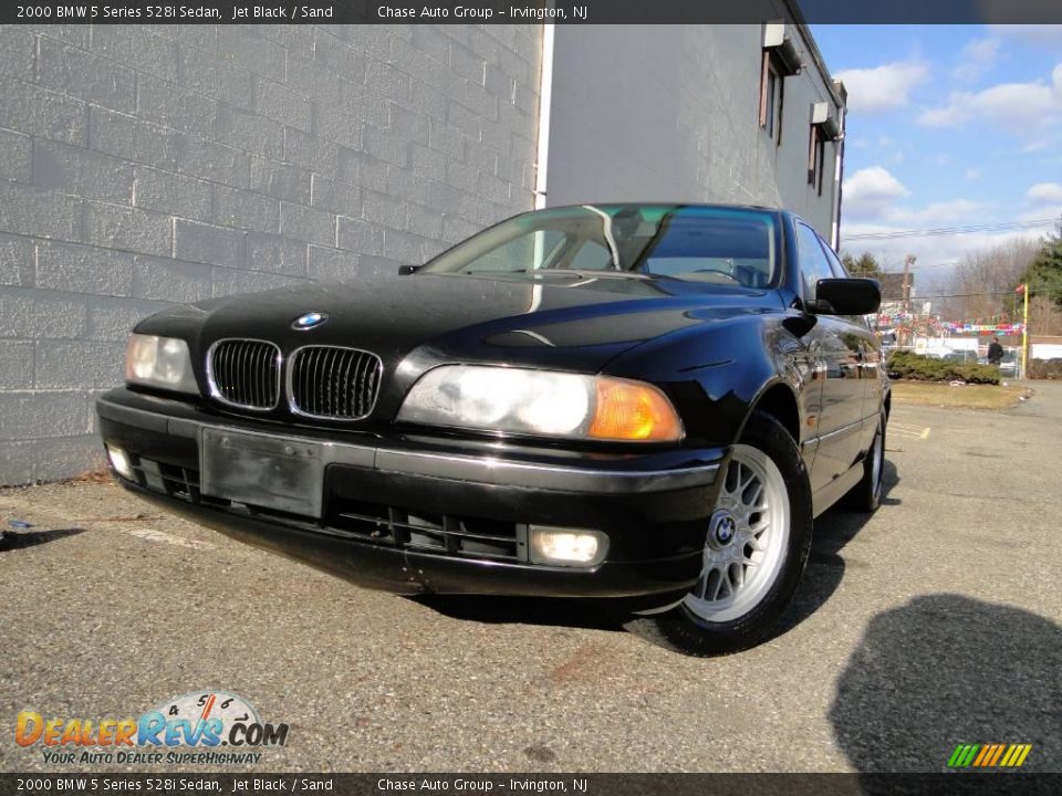 2000 BMW 5 Series 528i Sedan Jet Black / Sand Photo #1