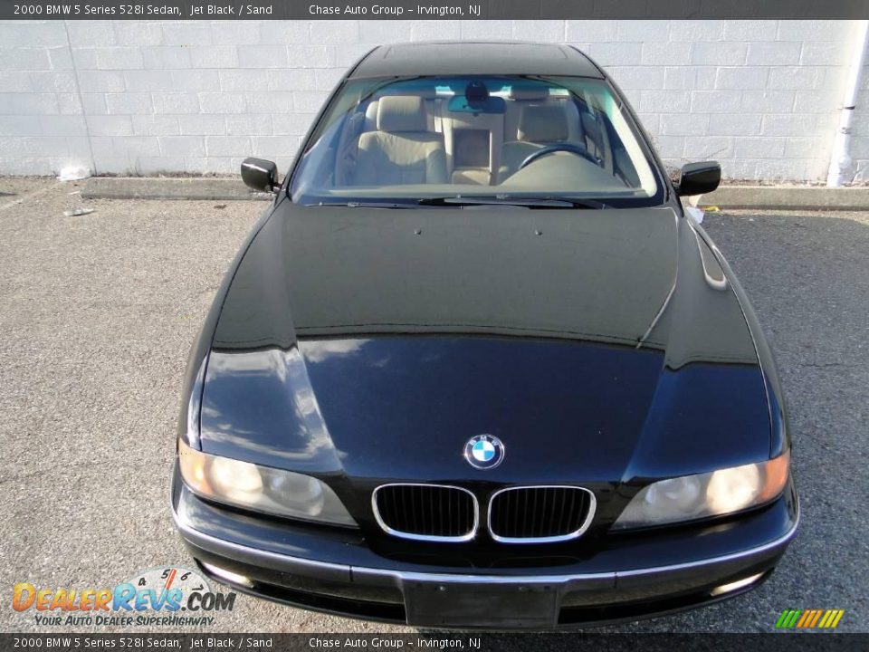 2000 BMW 5 Series 528i Sedan Jet Black / Sand Photo #4