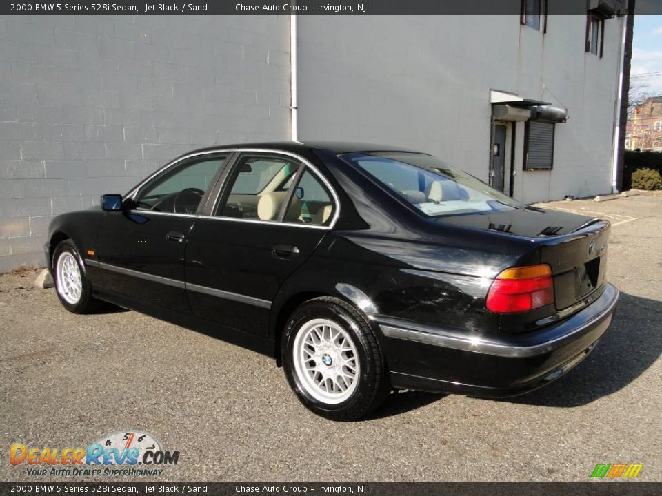 2000 BMW 5 Series 528i Sedan Jet Black / Sand Photo #8
