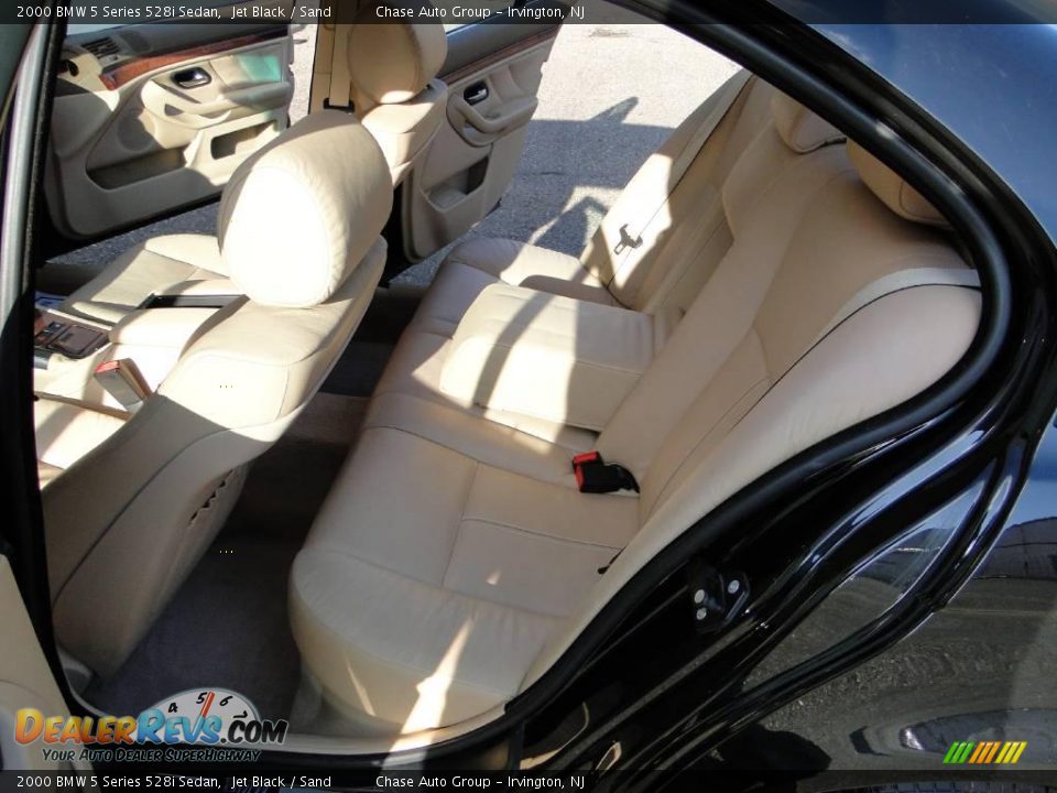 2000 BMW 5 Series 528i Sedan Jet Black / Sand Photo #20