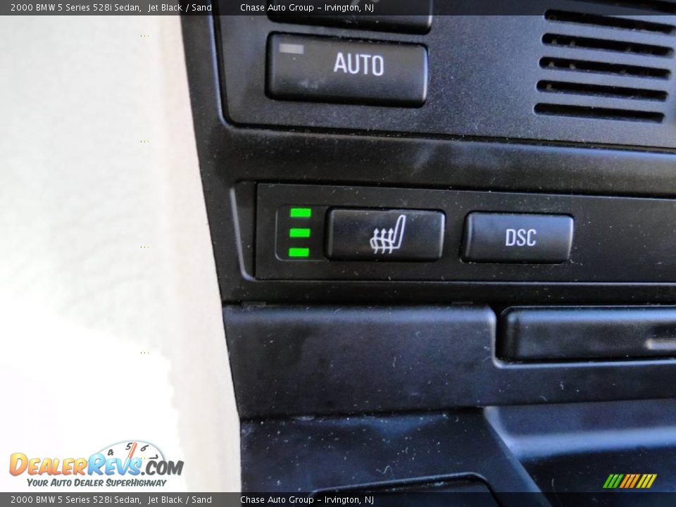 2000 BMW 5 Series 528i Sedan Jet Black / Sand Photo #27
