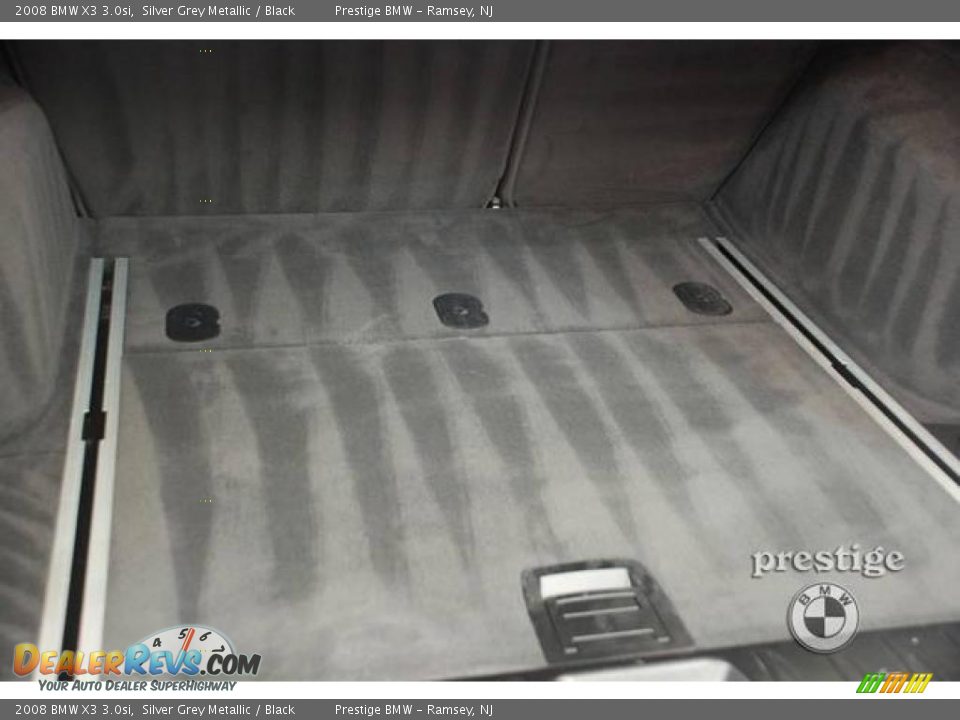 2008 BMW X3 3.0si Silver Grey Metallic / Black Photo #4
