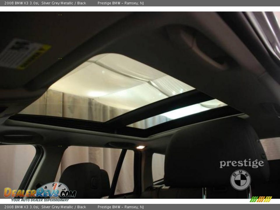 2008 BMW X3 3.0si Silver Grey Metallic / Black Photo #5